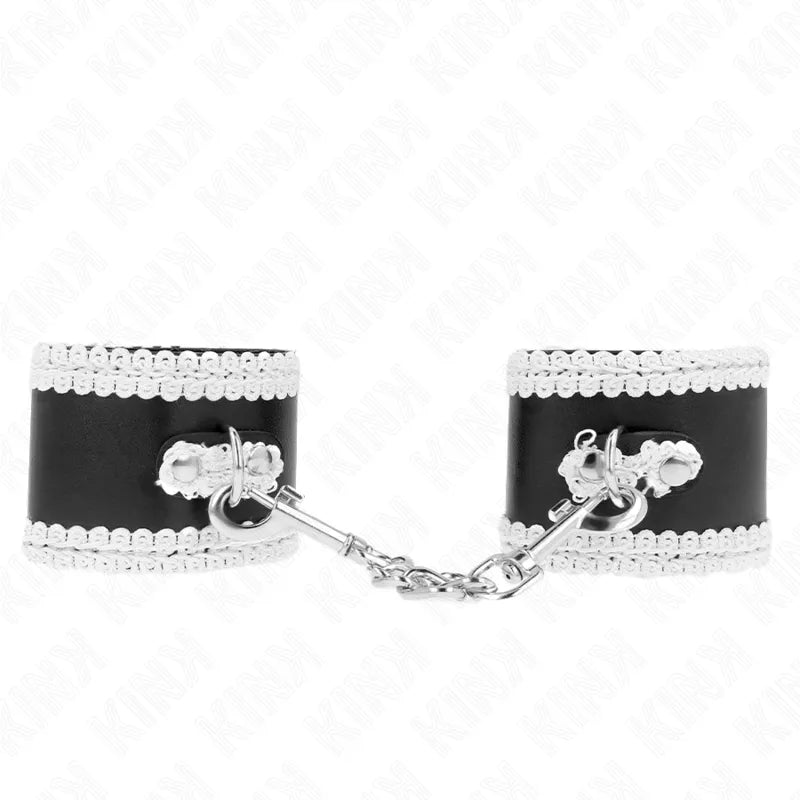 Bracelets BDSM confort cuir vegan écolo