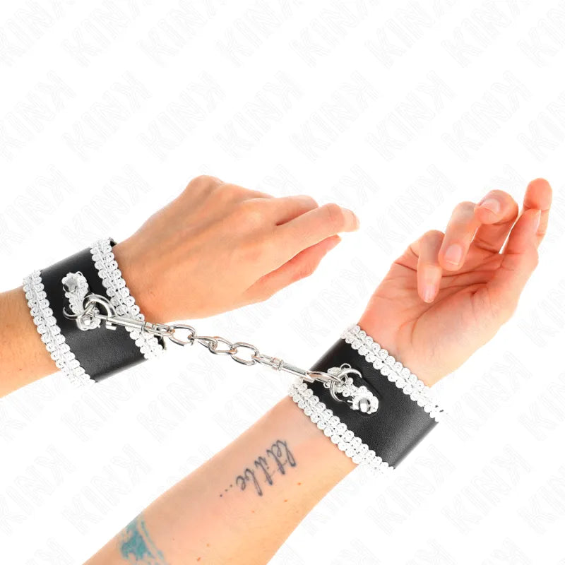 Bracelets BDSM confort cuir vegan écolo