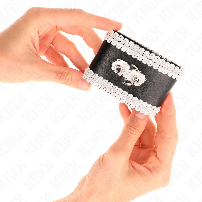 Bracelets BDSM confort cuir vegan écolo