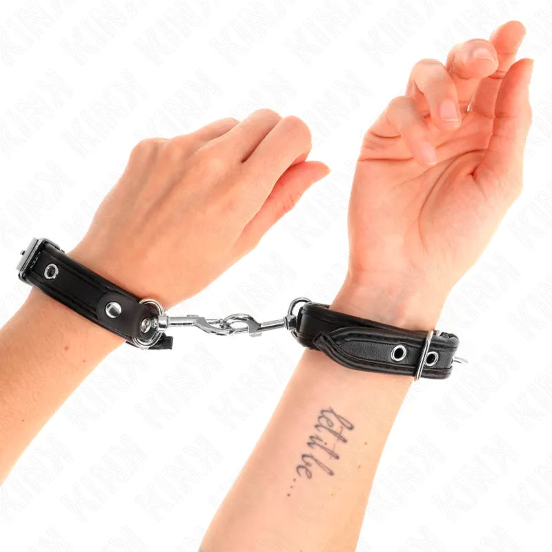 Bracelets BDSM Cuir Véritable Confort Inégalé