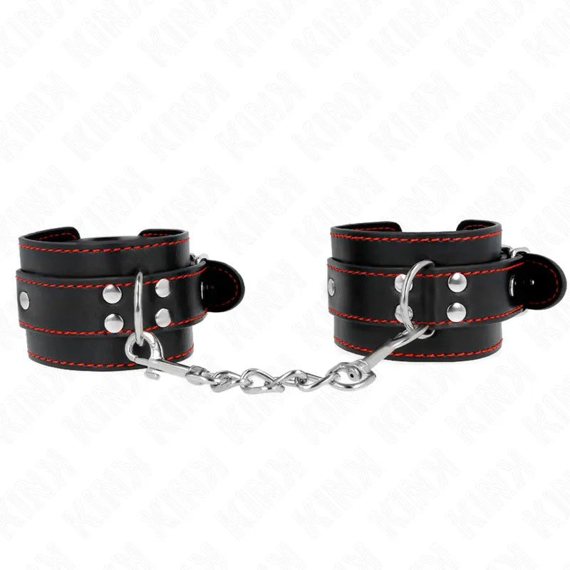 Bracelets Bdsm Cuir Végétalien Haute Qualité