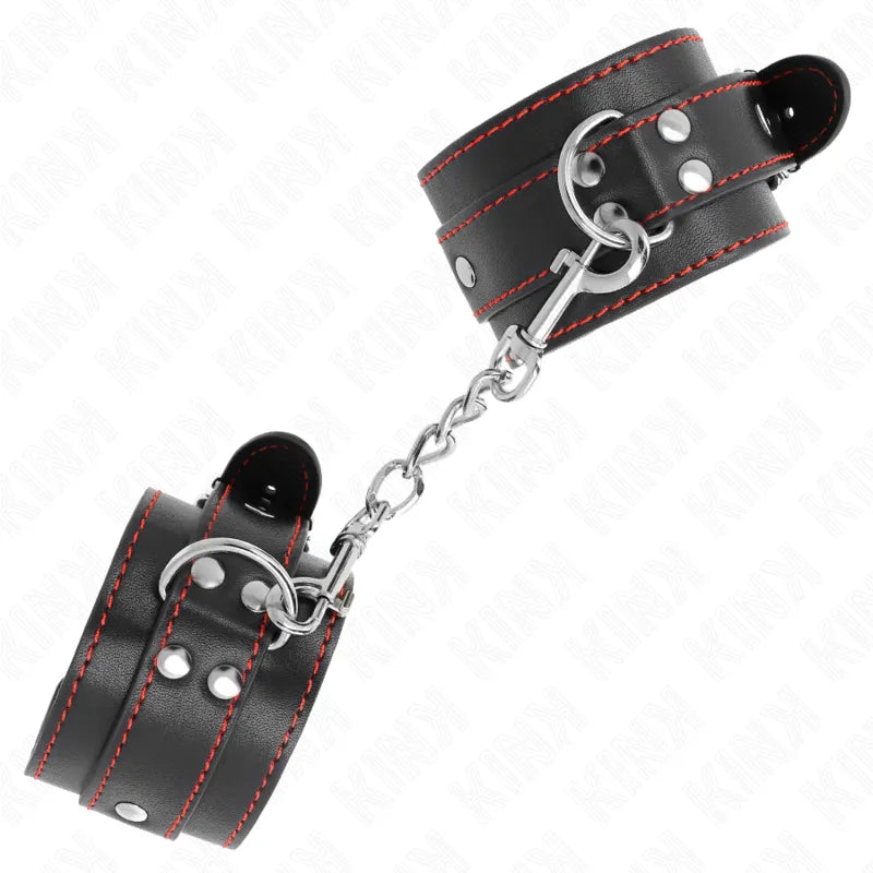 Bracelets Bdsm Cuir Végétalien Haute Qualité