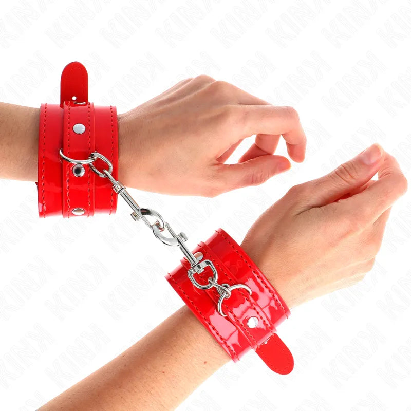 Armbänder BDSM Cuir Véritable Ajustables Sophistiques