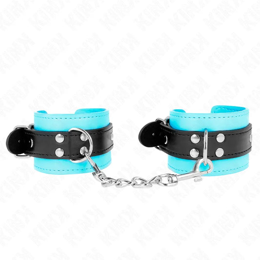 Bracelets BDSM cuir véritable ajustables et confortables