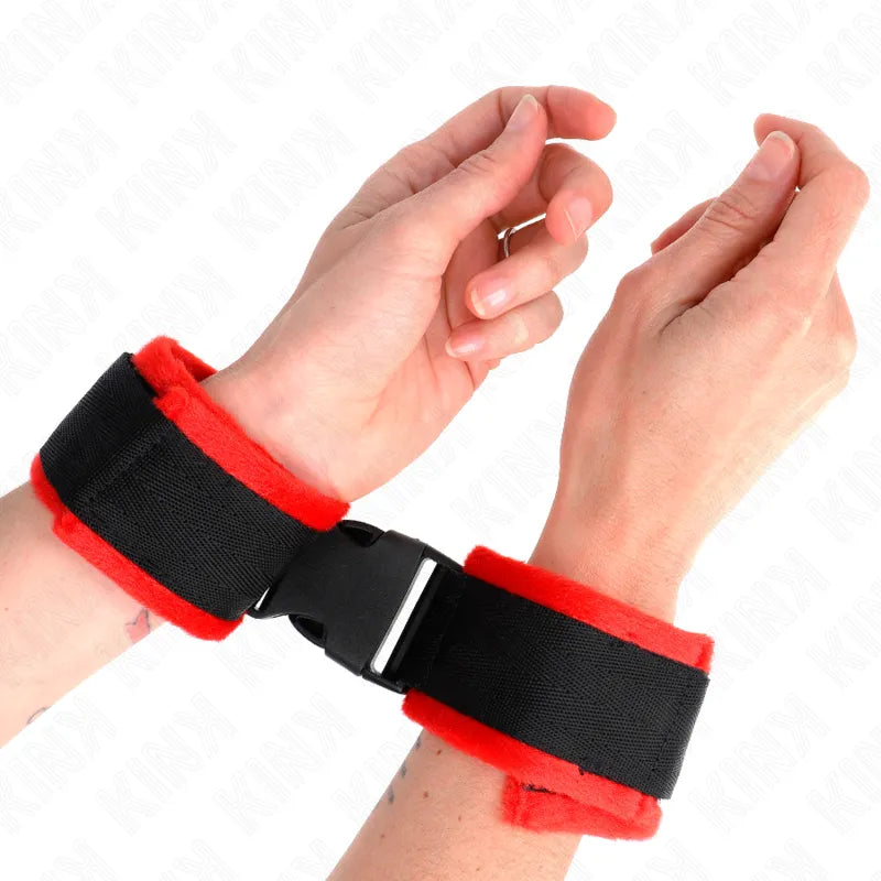 Bracelets BDSM cuir véritable premium sécurisés