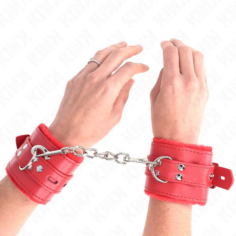 Armbänder BDSM aus echtem, luxuriösem, verstellbarem Leder