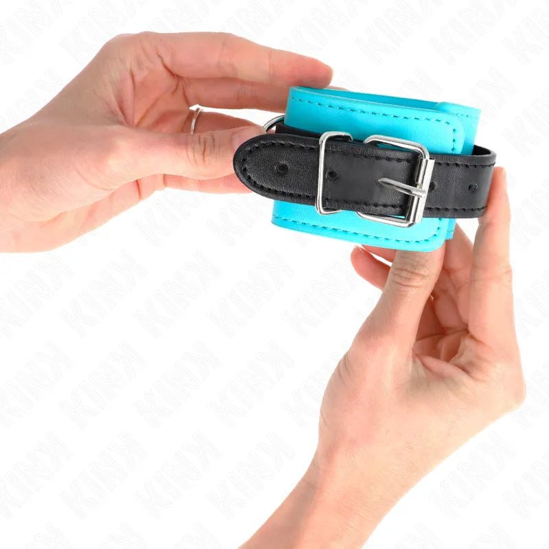 Bracelets BDSM cuir véritable ajustables et confortables