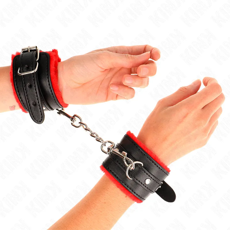 Bracelets cuir véritable BDSM ajustables robustes élégants