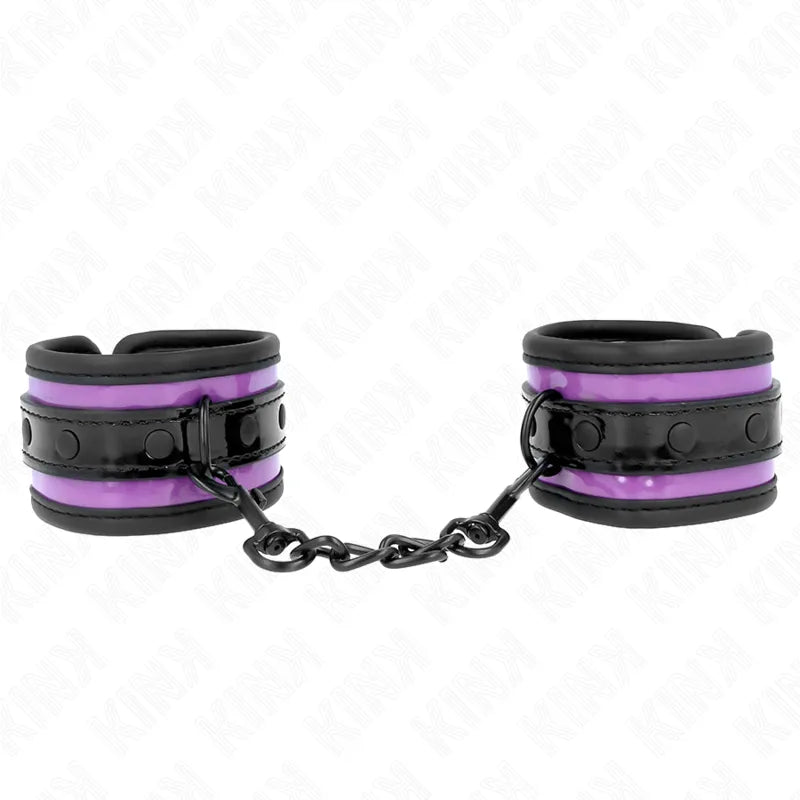 Bracelets BDSM cuir végétalien ajustables confortables