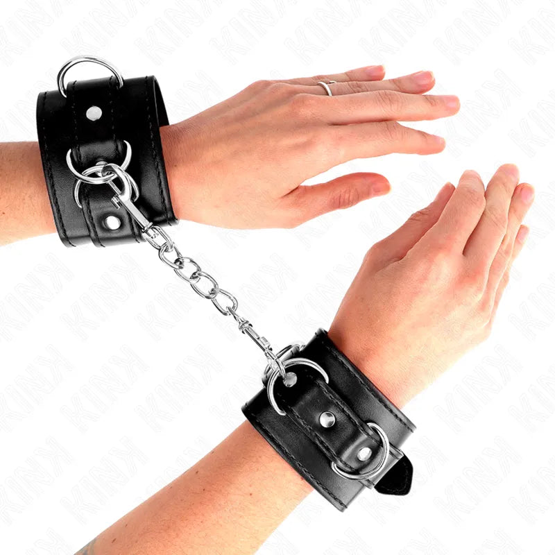 Bracelets Bdsm En Cuir Végétalien Ajustables