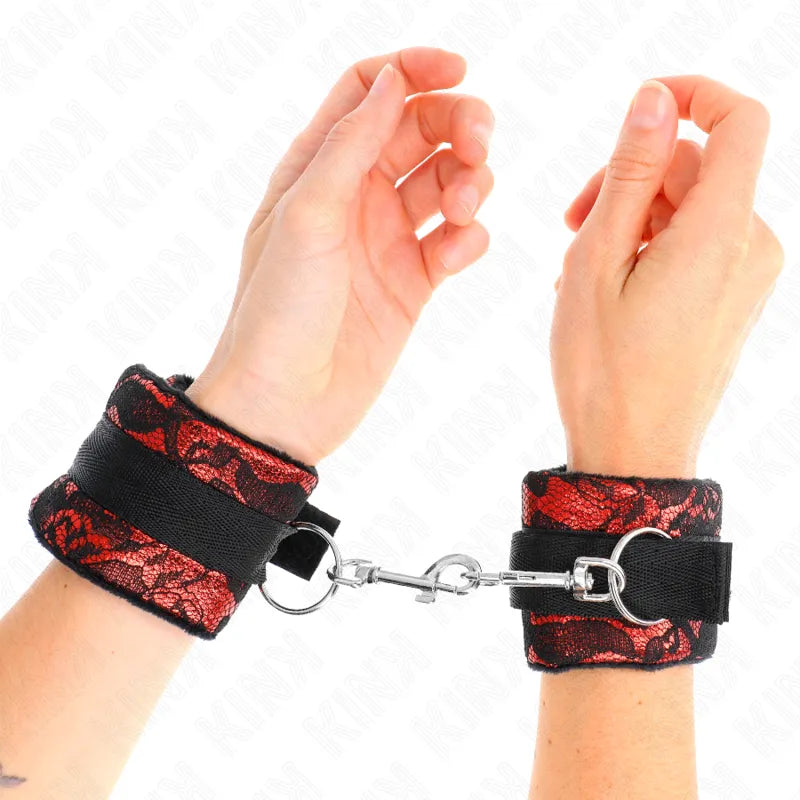 Bracelets BDSM cuir vegan ajustables confortables