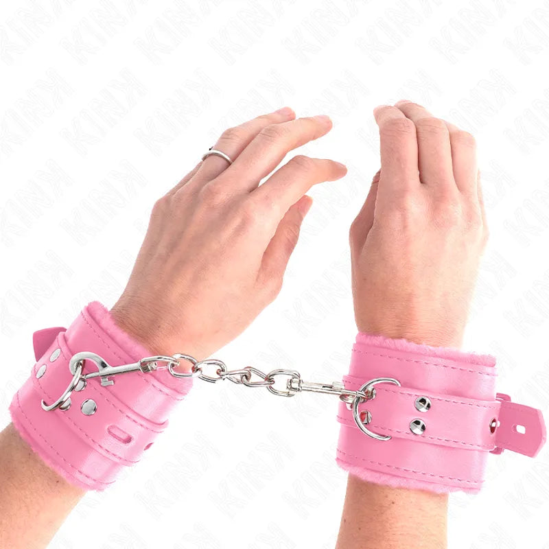 Armbänder BDSM aus pflanzlichem Leder, bequem und sicher