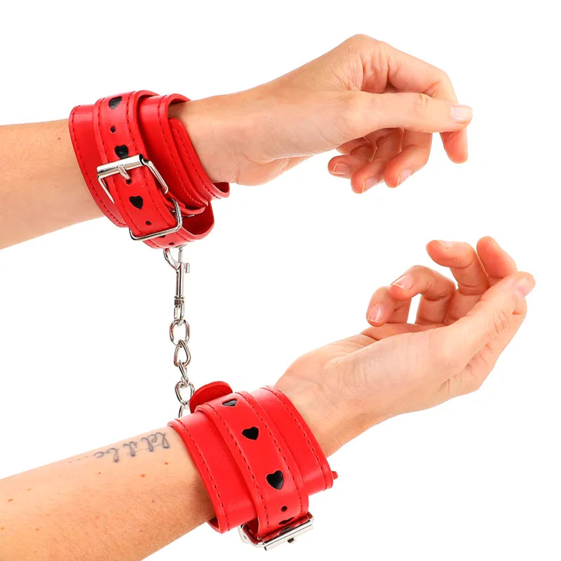 Bracelets BDSM cuir végétalien confort premium