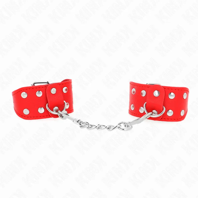 Bracelets élégants cuir véritable BDSM luxe