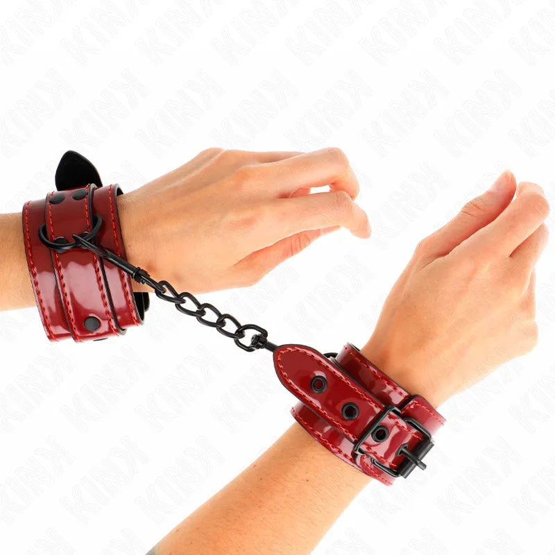 Bracelets BDSM cuir véritable confort et sécurité élégants