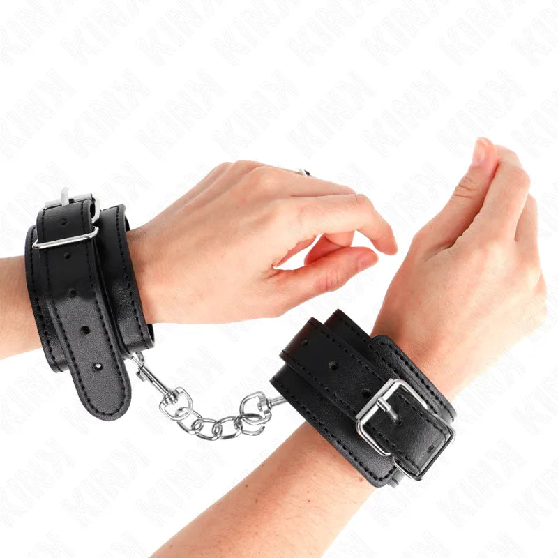 Bracelets BDSM cuir véritable haut de gamme