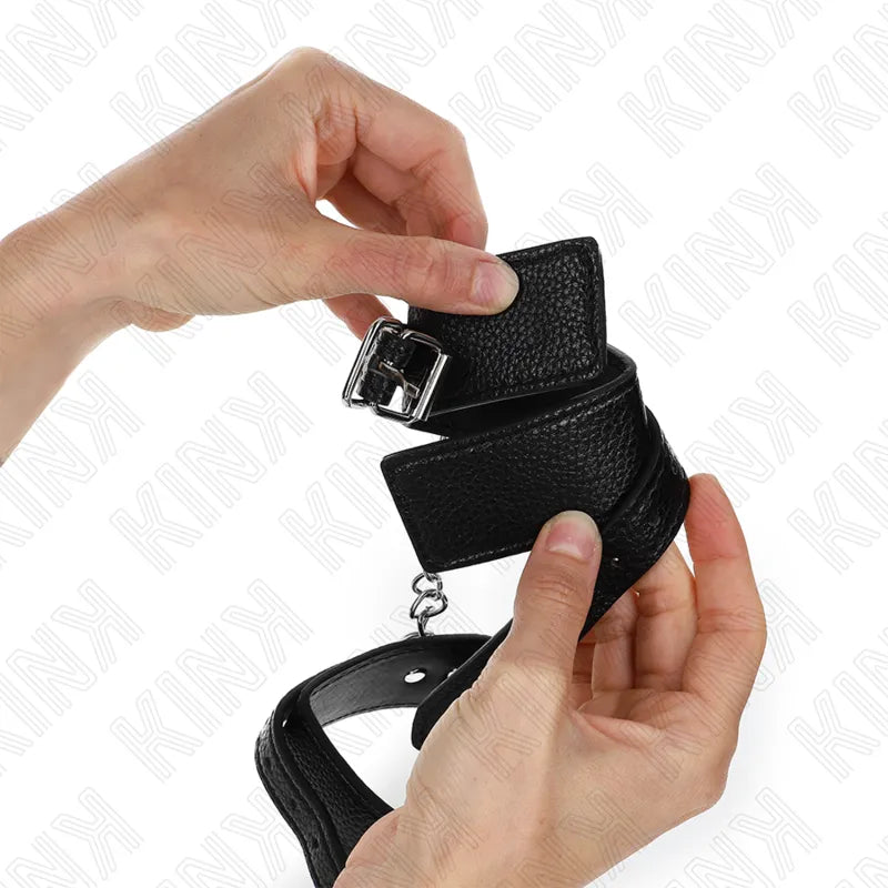 Bracelet BDSM cuir véritable élégant ajustable durable