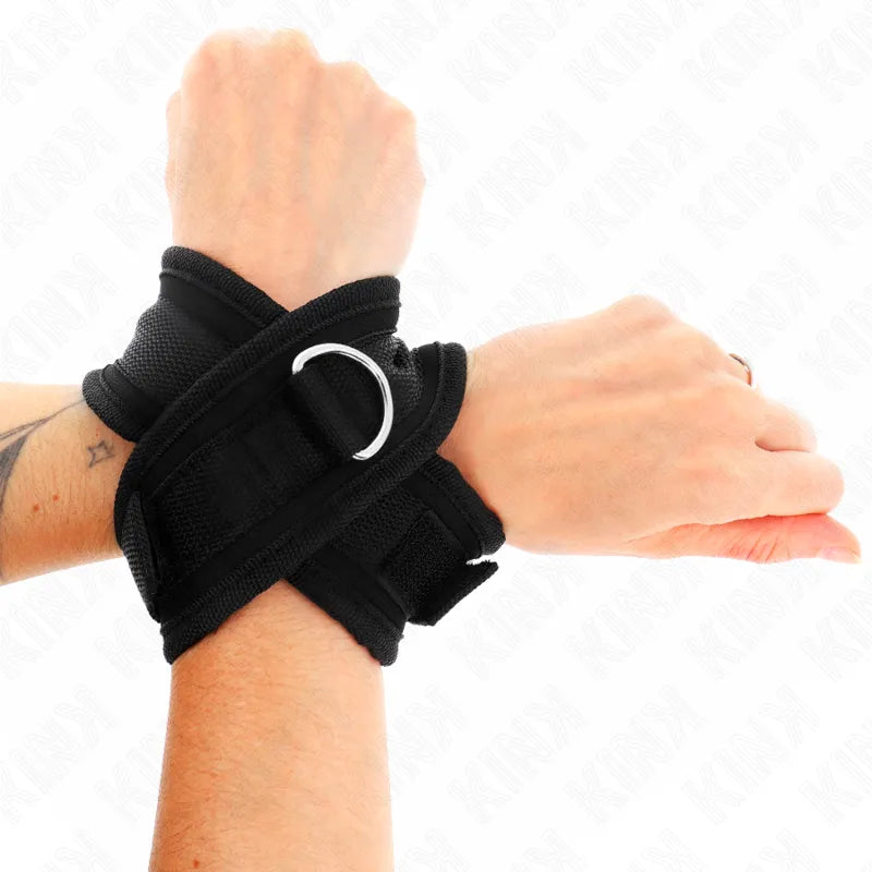 Bracelets De Poignet Bdsm En Cuir Kink