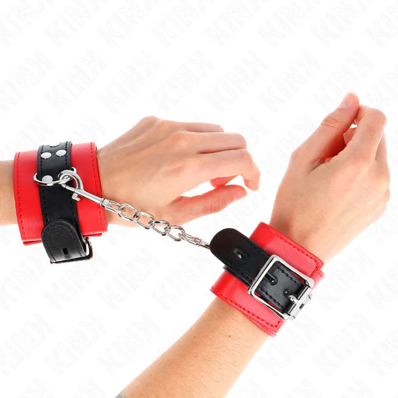 Bracelets Cuir BDSM Confort Sécurité Ajustable
