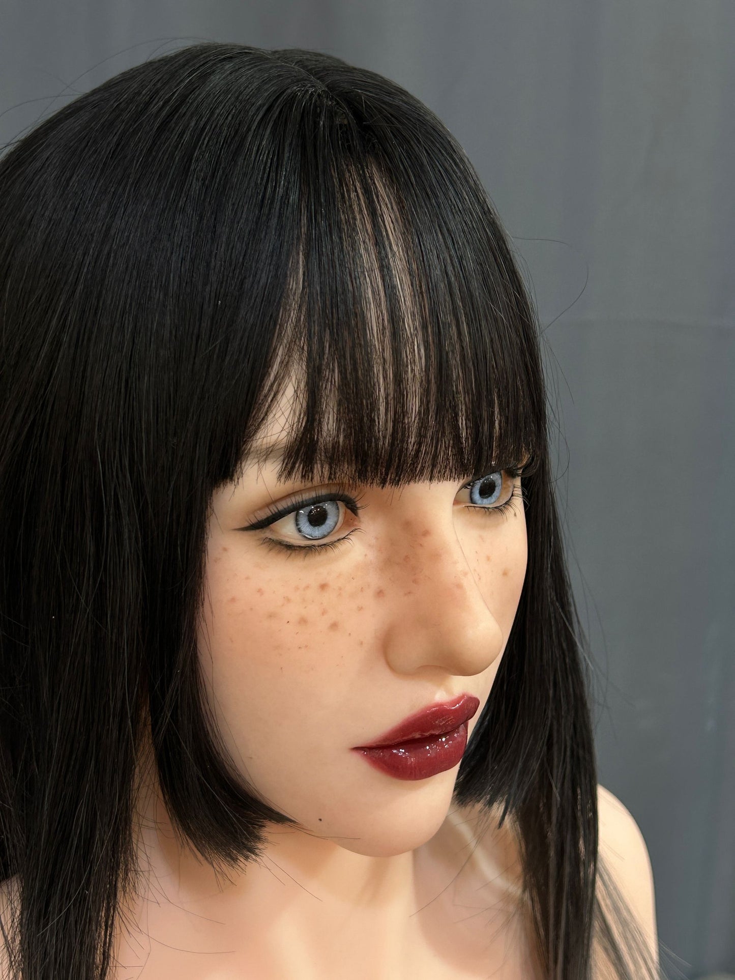 US In Stock - 164cm/5ft5 H-Cup Silicone Head Chinese Sex Doll - SG2 Natural