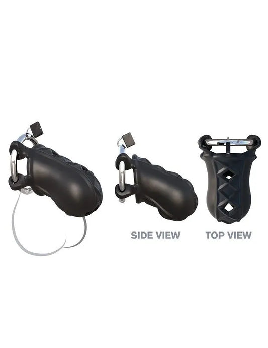 Cage De Chasteté Silicone Pour Débutants