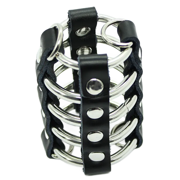 Cage Pénis Testicules En Métal Réglable