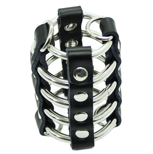 Cage Pénis Testicules En Métal Réglable