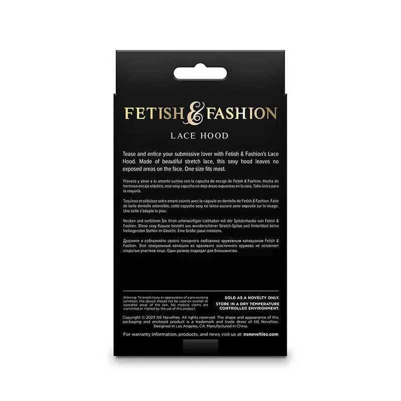 Cagoule En Dentelle Bdsm Sexy