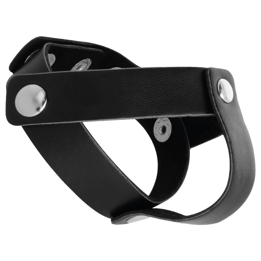 Cockring Cuir Ajustable Pour Bdsm