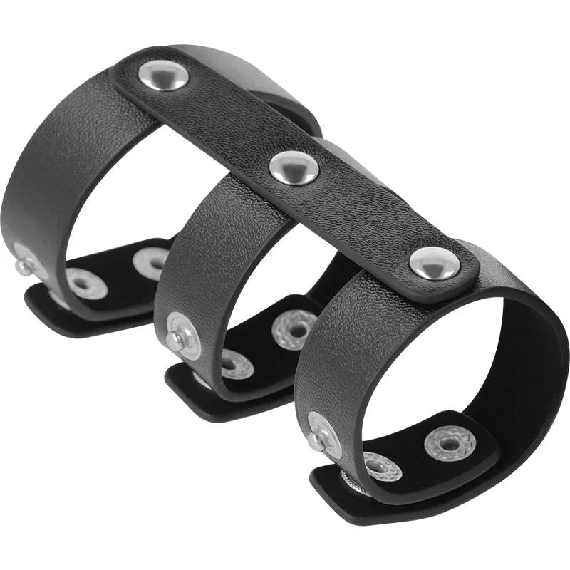 Cockring Cuir Synthétique Pour Pénétrations Intenses