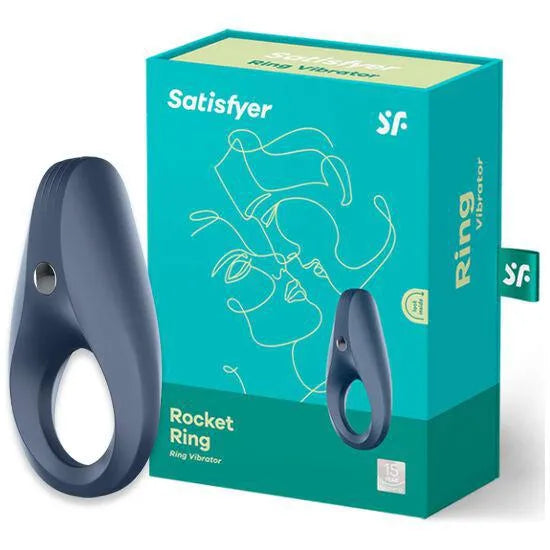 Cockring En Silicone Bleu Pour Couples