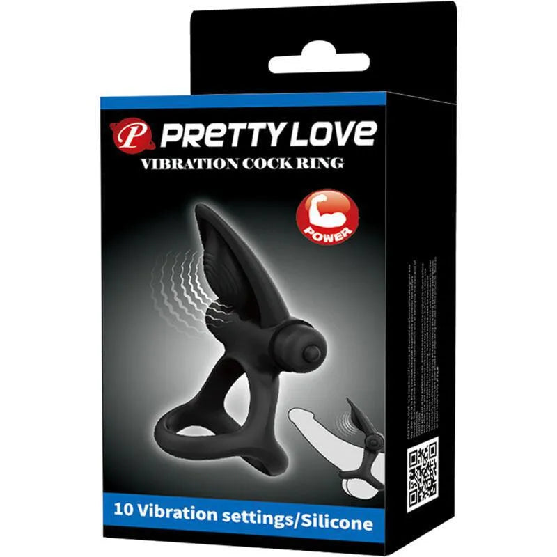Cockring En Silicone Noir Pour Couples