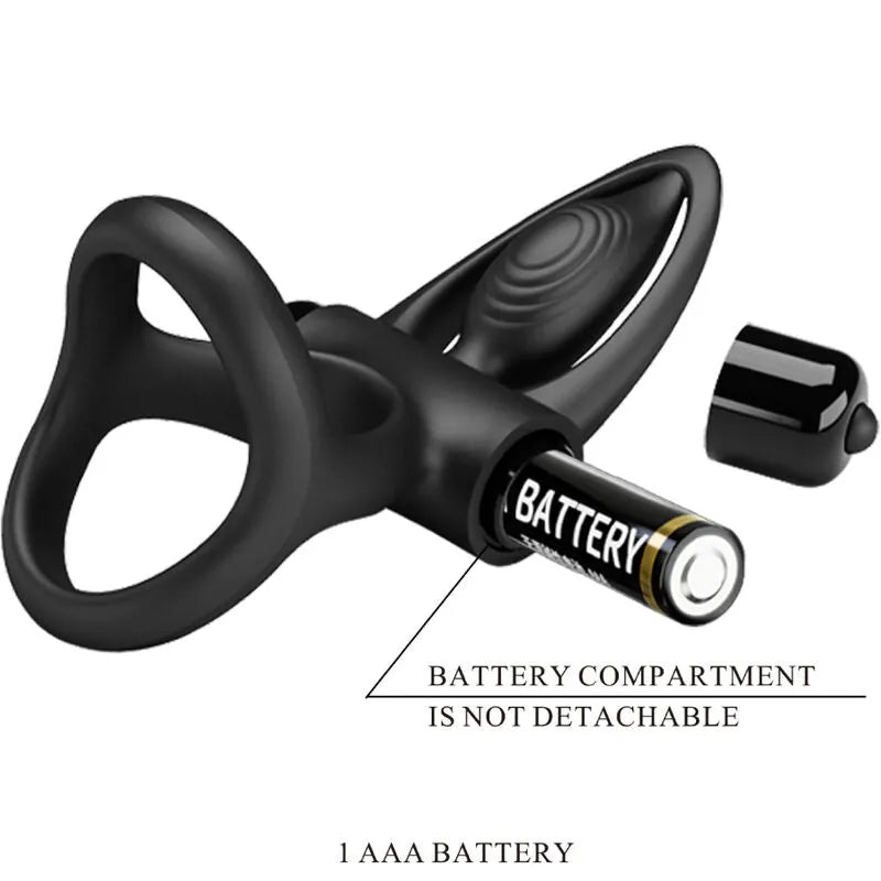 Cockring En Silicone Noir Pour Couples