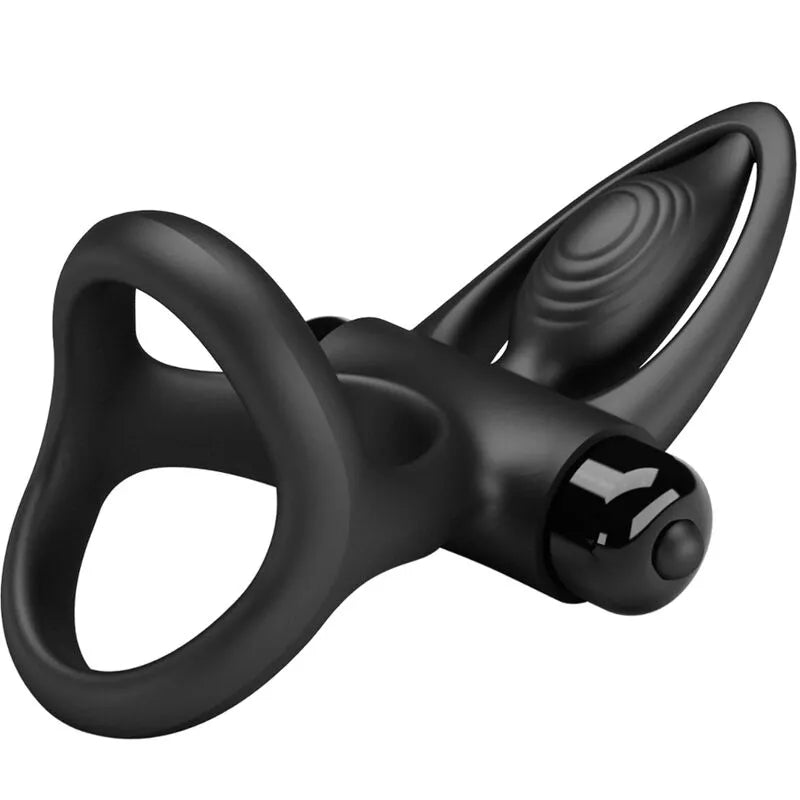 Cockring En Silicone Noir Pour Couples