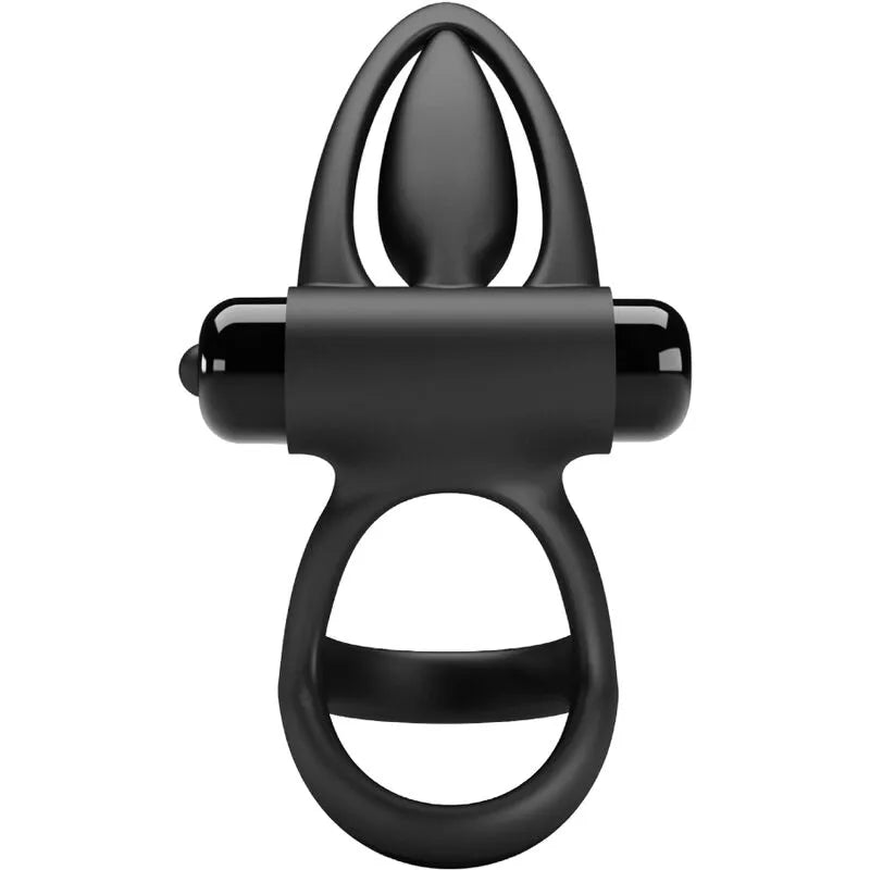 Cockring En Silicone Noir Pour Couples