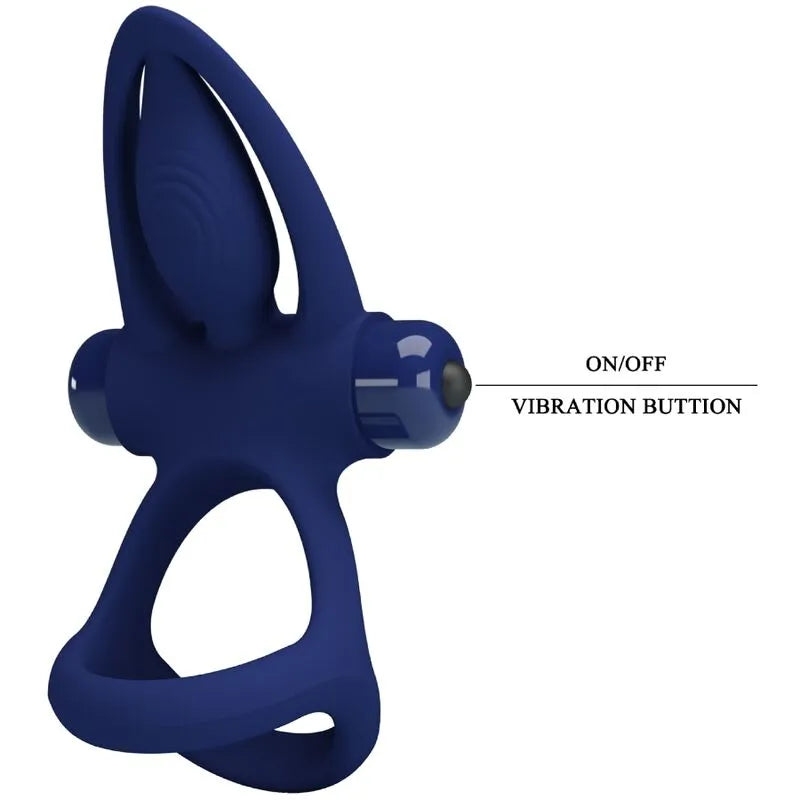 Cockring Silikon Blau Vibrations Paare