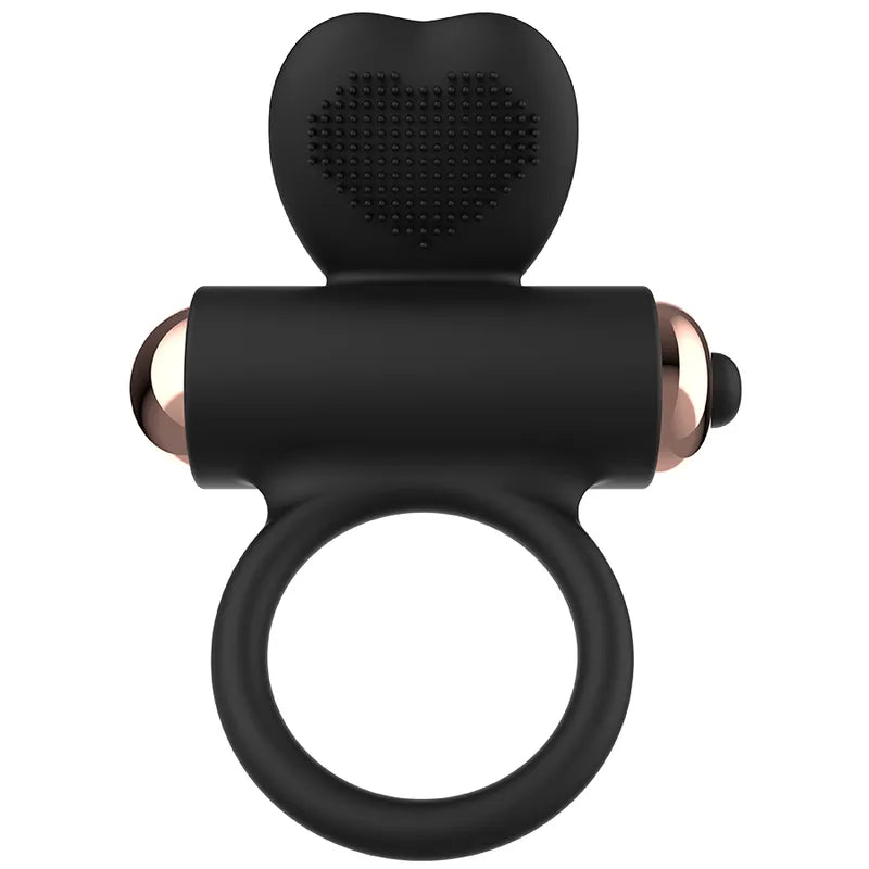 Cockring Silicone Ergonomique Avec Stimulateur Clitoridien