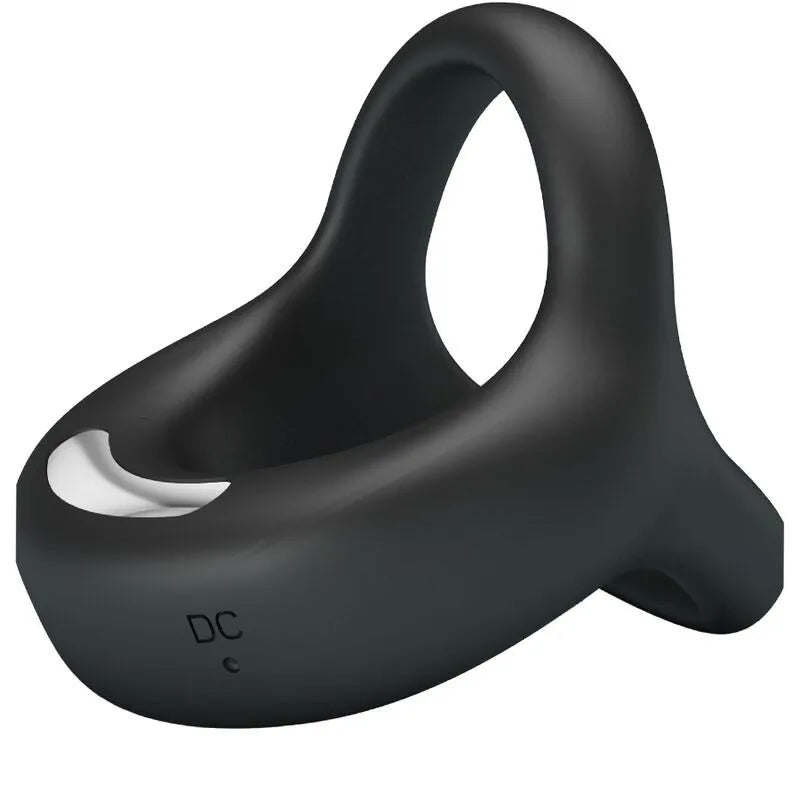 Cockring Silicone Noir Vibrations Rechargeables