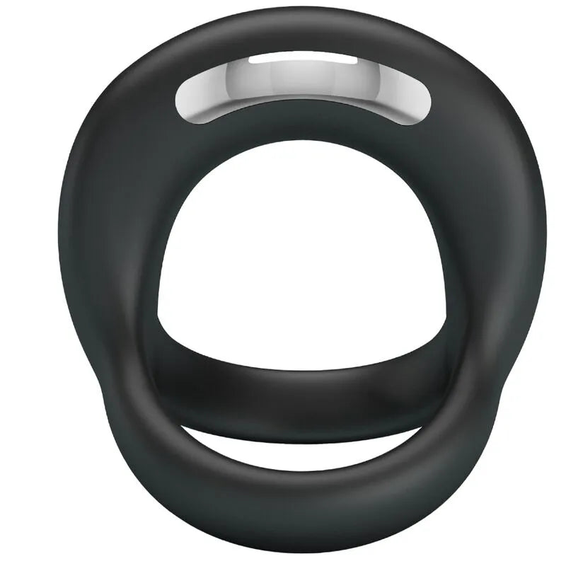 Cockring Silicone Noir Vibrations Rechargeables
