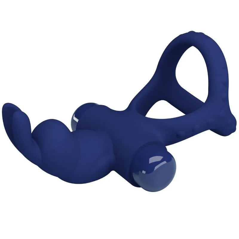 Cockring Silicone Vibrant Bleu Durable
