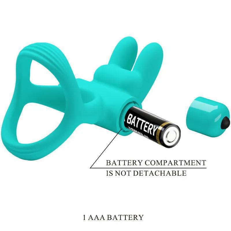 Cockring Silicone Vibrant Vert Imperméable