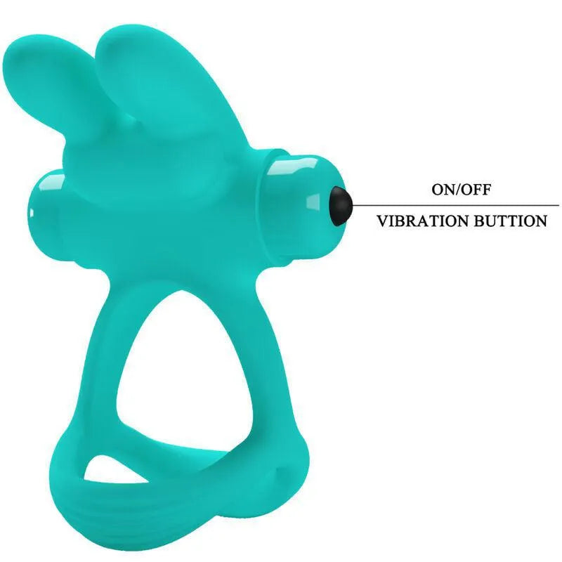 Cockring Silicone Vibrant Vert Imperméable