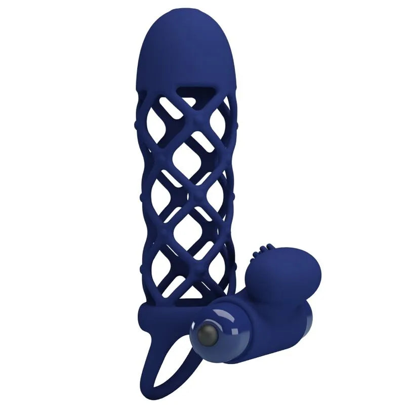 Cockring Vibrant Silicone Bleu 10 Funktionen