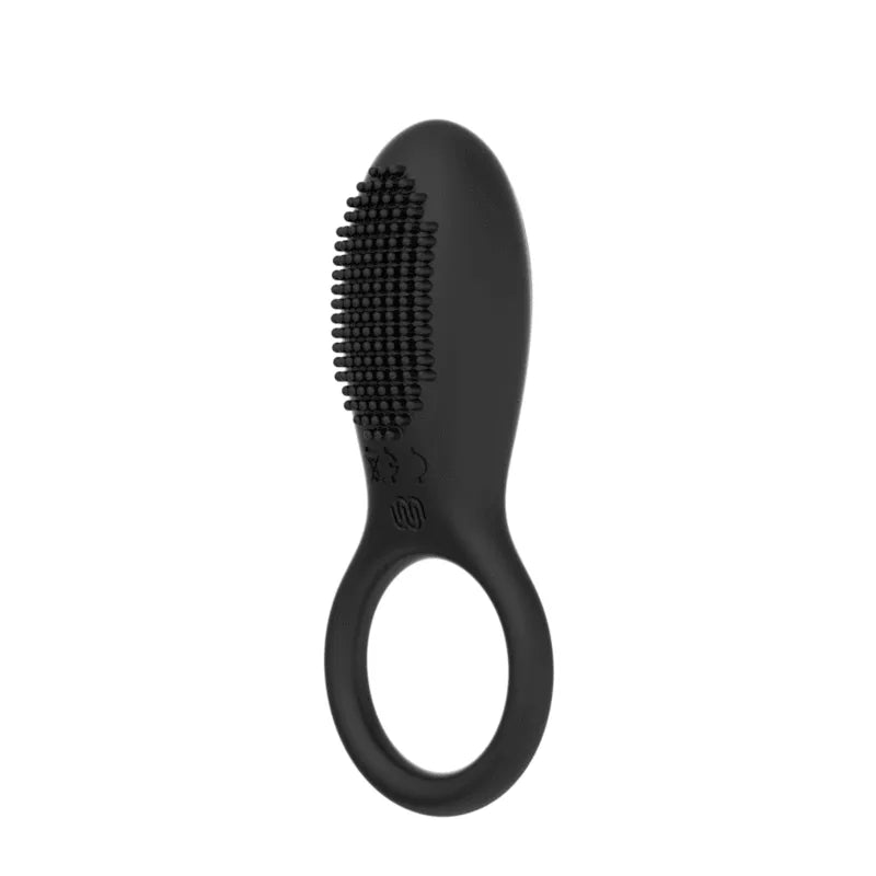 Cockring Vibrant Silicone Noir Rechargeable