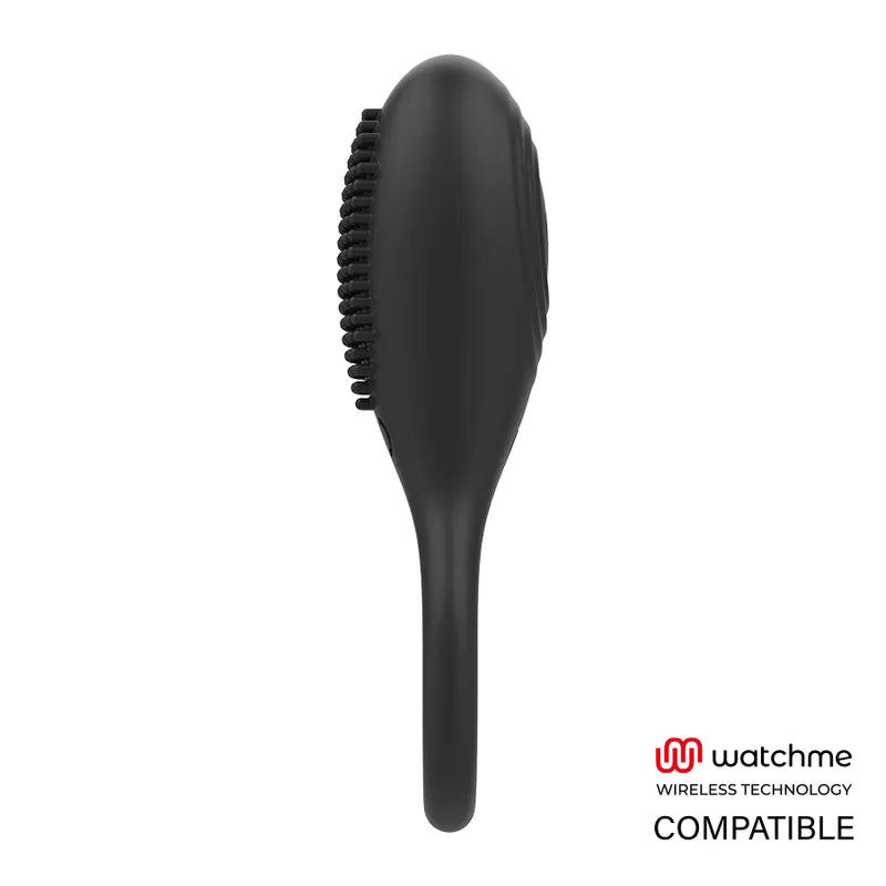 Cockring Vibrant Silicone Noir Rechargeable