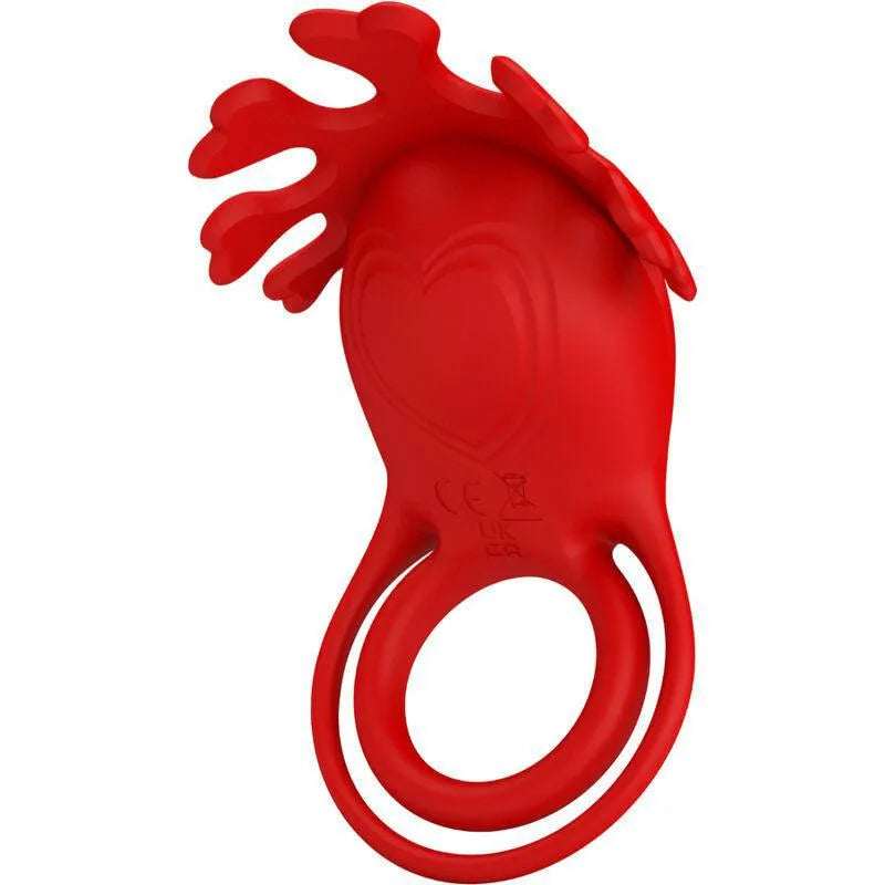 Cockring Vibrant Silicone Rechargeable Rouge