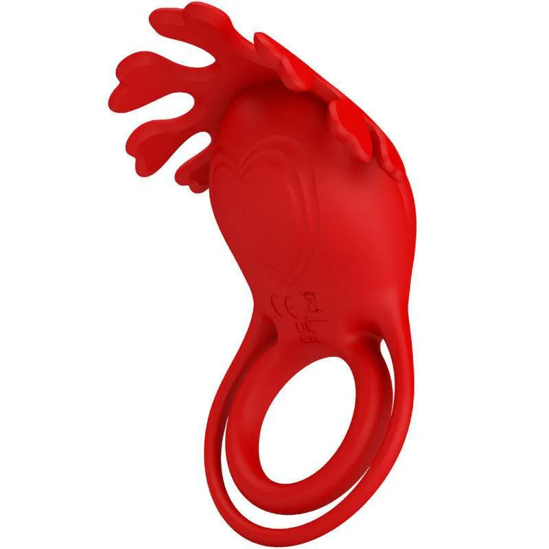 Cockring Vibrant Silicone Rechargeable Rouge