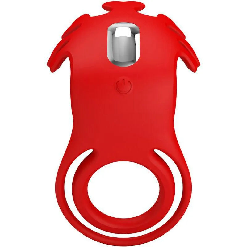 Cockring Vibrant Silicone Rechargeable Rouge