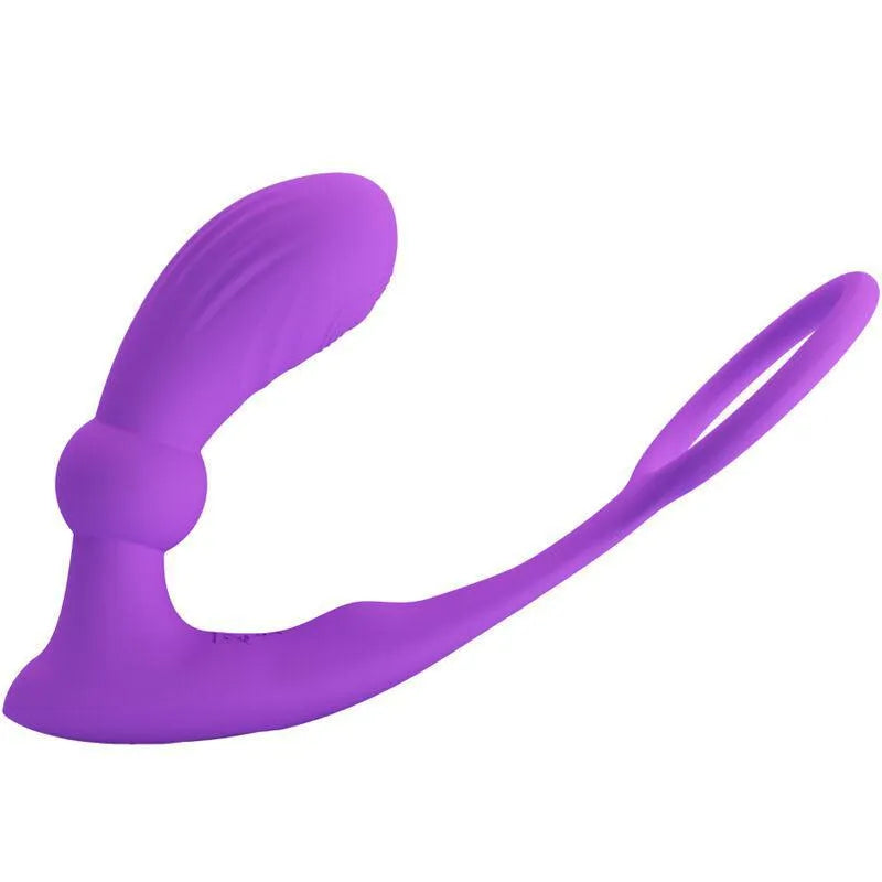 Cockring Vibrant Télécommandé En Silicone Violet