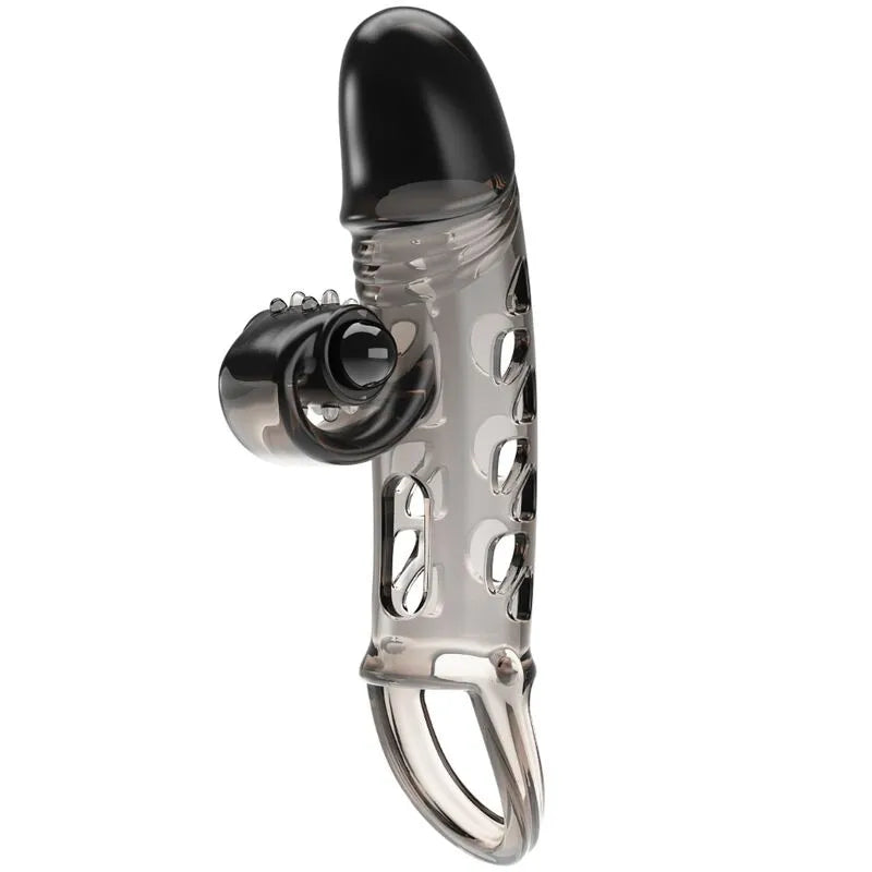 Cockring Vibrante Noir En Tpe Pour Érection Prolongée